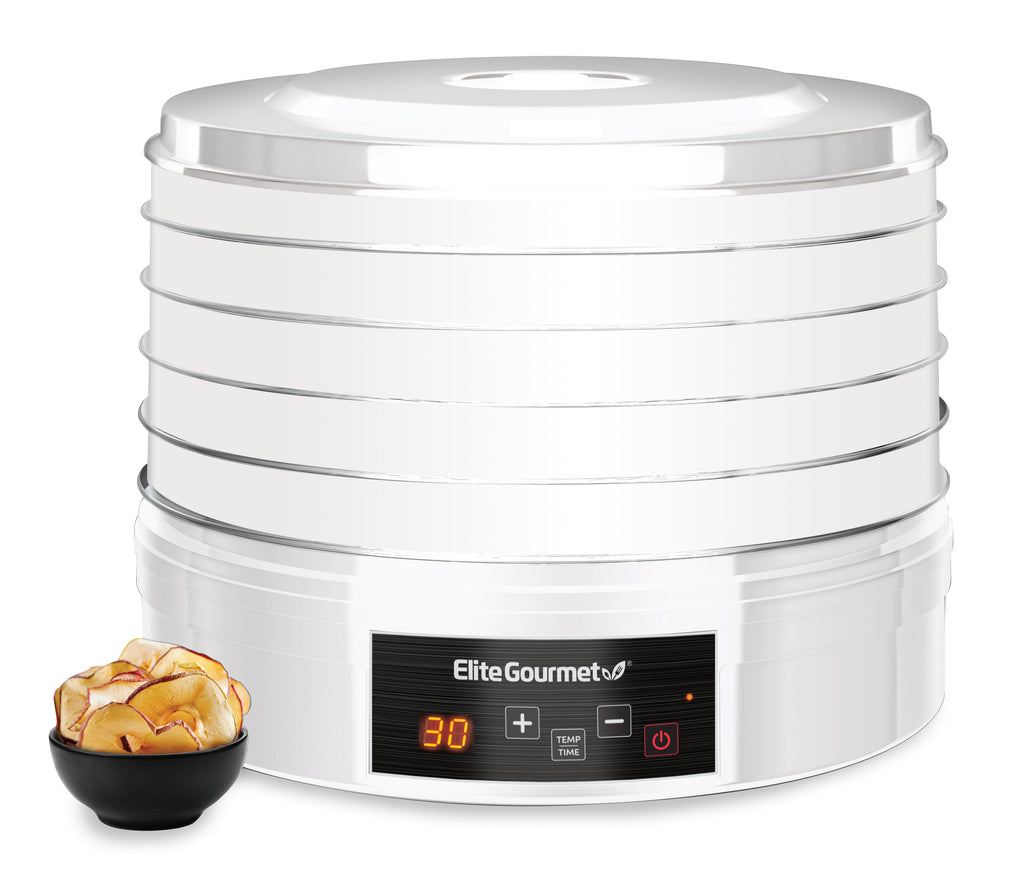 5 Tier Food Dehydrator with Adjustable Temperature & Timer Control