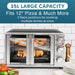 25L French Door Toaster Oven