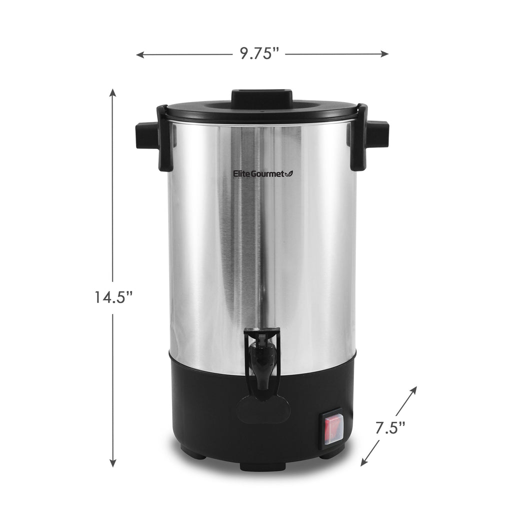9.75" width x 14.5" height x 7.5" depth