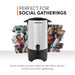 PERFECT FOR SOCIAL GATHERINGS Serve freshly brewed coffee at the office, parties, school and other gatherings.