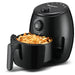 2.1 Qt. air fryer with golden fries in the frying basket.