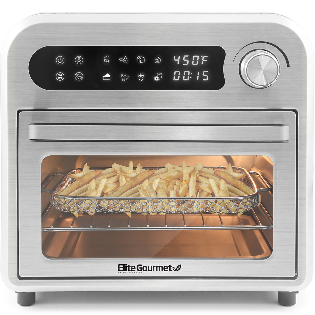 10L Programmable Air Fryer Convection Countertop Oven (Stainless steel)