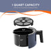 1.1 Qt. Personal Air Fryer with 30-min Timer
