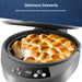 Delicious Desserts, Heat foods evenly with heat coming from above and below. Image showing 5Qt Rapid Air Fryer & Multi-cooker with marshmallow.