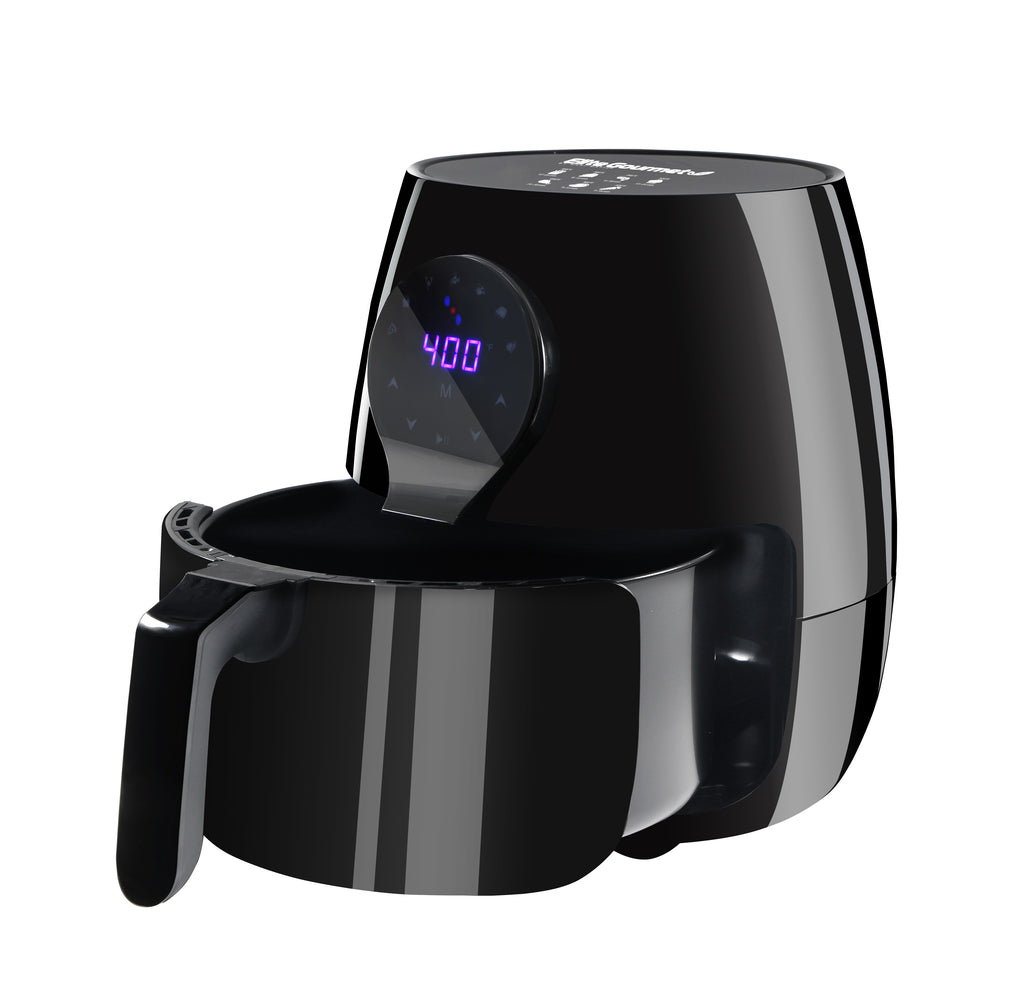 Air Fryer with cooking drawer pulled out.