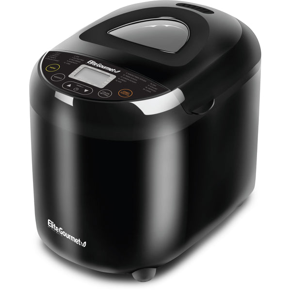 2 Lb Programmable Bread Maker Machine, 3 Loaf Sizes, 19 Menu Functions, Black