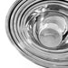 stainless steel mixing bowls are stacked together