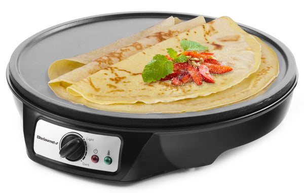 12" Nonstick Electric Crepe Maker & Griddle