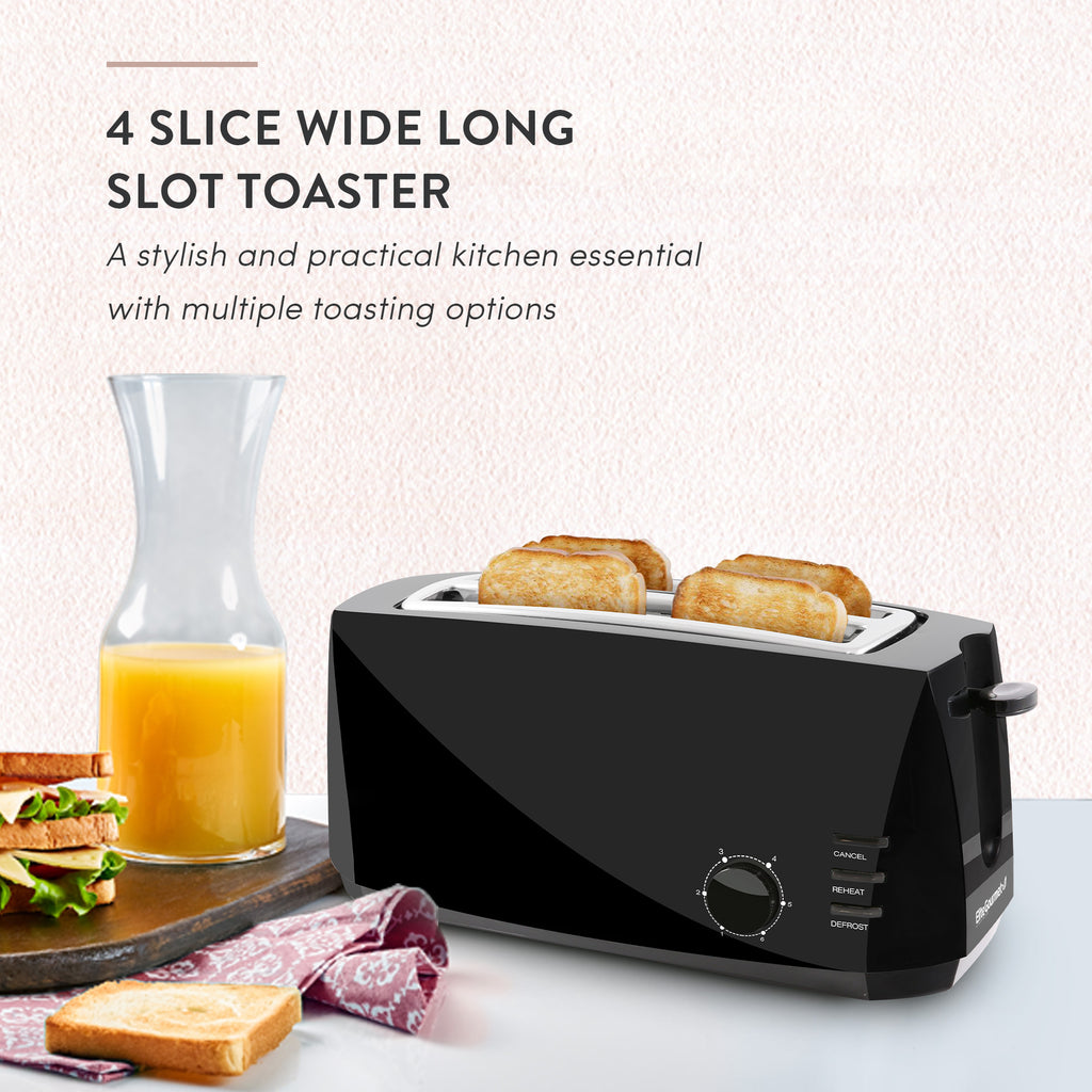 4 Slice Long Slot Cool Touch Toaster