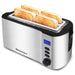 4-Slice Long Slot Toaster, Wide Slots