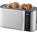 4-Slice Digital Long Slot Toaster, Wide Slots