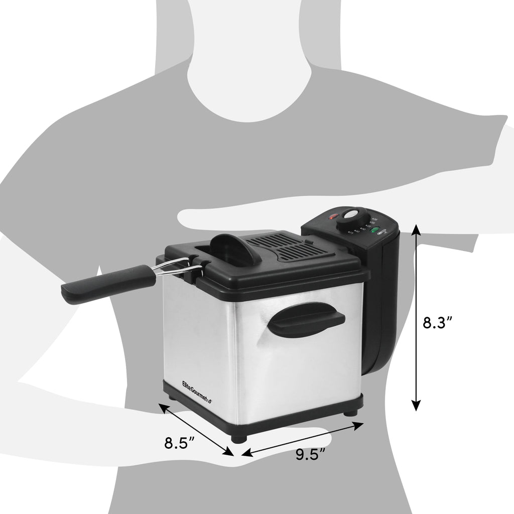 9.5" Width x 8.3" Height x 8.5" Depth