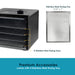 Stainless Steel Drying Tray 9.25" x 7".  4 Stainless Steel Drying Trays.  Premium Accessories comes with 4 stainless steel drying trays.