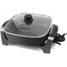 12" / 7.5Qt Nonstick Electric Skillet with Glass Lid