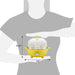 Dimensions of egg cooker. 6.25" Height, 7.6" Diameter.