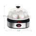 Dimensions of egg cooker. 6.5" Height, 8.25" Diameter.