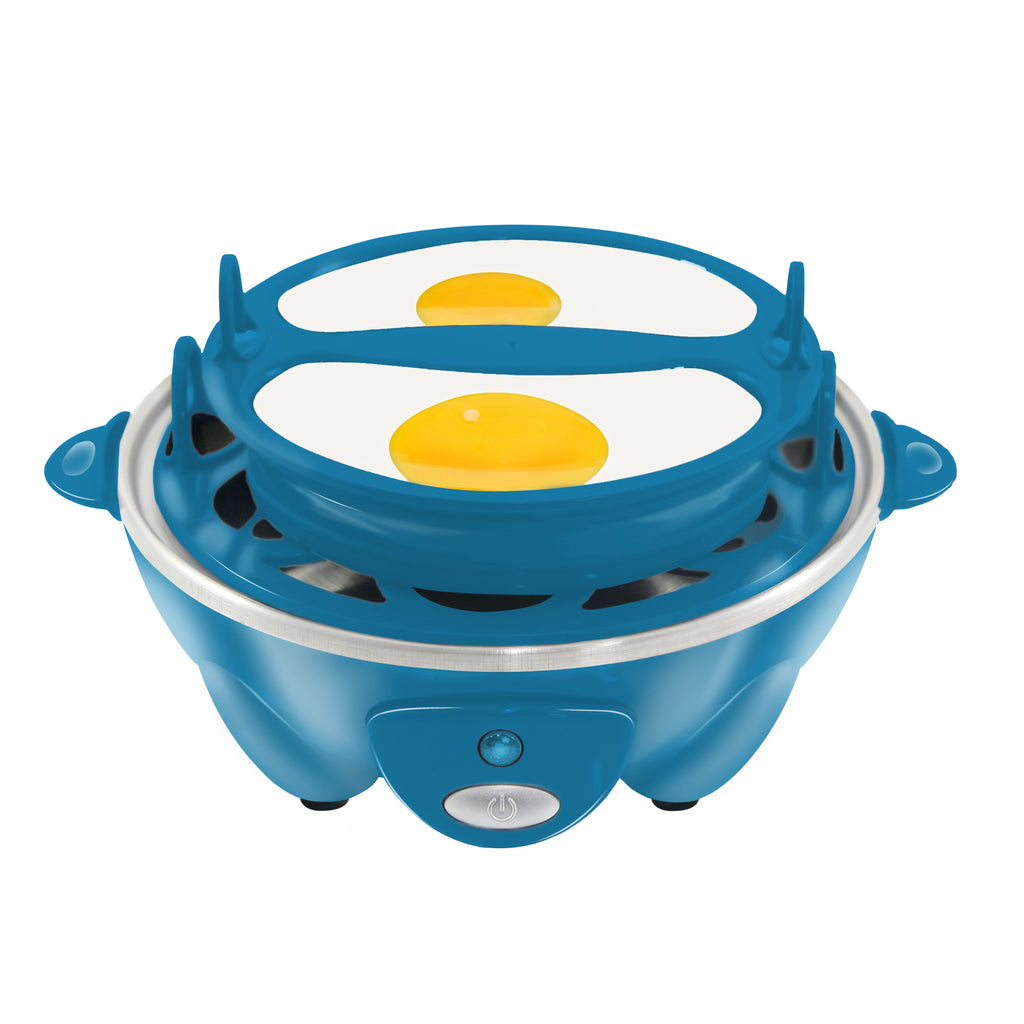 Egg Poaching Tray set on egg cooker.