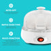 Auto-Off. Never worry about leaving your eggs unattended. Rapid Cooke Time. Cooks faster than traditional methods. Multi-Function, cooks your eggs hard or soft, scrambled or omelet-style. Boiled of poached, it's your choice! Even steam vegetables and other foods.