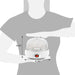 Dimensions of egg cooker. 5.75" Height, 6.25" Diameter.