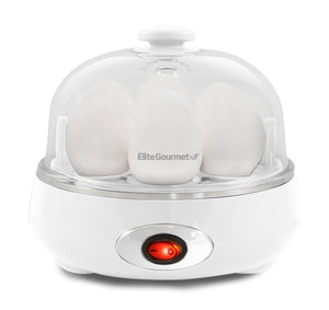 7-Egg Rapid Easy Egg Cooker, Steamer, Poacher (White)