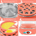 1. Fill measuring cup to desired level and pour onto heating plate. 2. Place egg rack onto base. 3. Place poaching tray or omelet tray on top of egg rack. 4. Place cover & press ON button.