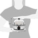 Dimensions of egg cooker. 5.5" Height, 7.1" Diameter.