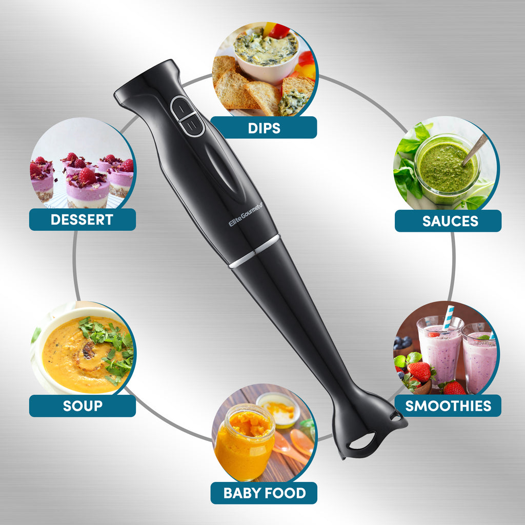 Electric Immersion, Mixer, 2-Speed Control Hand Blender