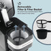 Removable Filter & Filter Basket. No need to buy wasteful paper filters and is easy to rinse clean. Coffee filter baskets.