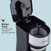 Close up image of the water tank. Water tank with water level markings of 8oz, 10oz, and 14oz.
