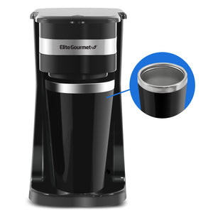 14oz Single-Serve Personal Coffee Maker (Black