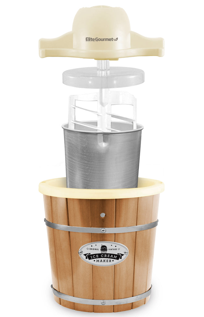 4 Qt. Electric Motorized Old-Fashioned Bucket Ice Cream Maker parts