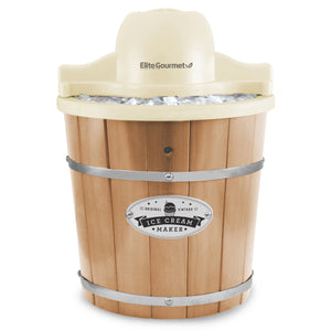 4 Qt. Electric Motorized Old-Fashioned Bucket Ice Cream Maker
