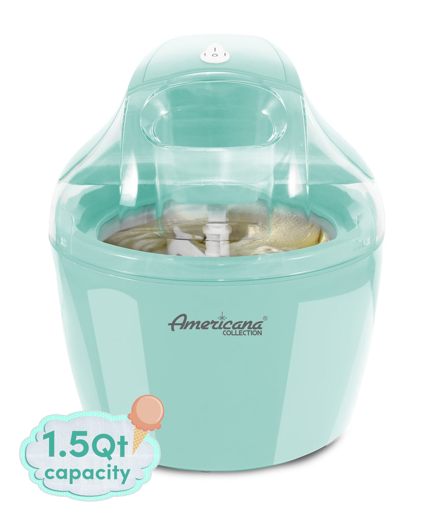 1.5Qt. Personal Ice Cream Maker with Freezer Bowl (Mint)