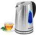 1.7L Stainless Steel Cordless Electric Kettle with Auto Shut-Off