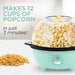 MAKES 12 CUPS OF POPCORN in just 3 minutes!