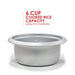 6 Cup cooked rice capacity perfect for small family.