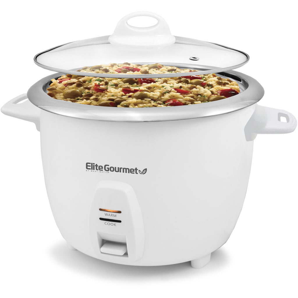 10-Cup Rice Cooker with Stainless Steel Cooking Pot
