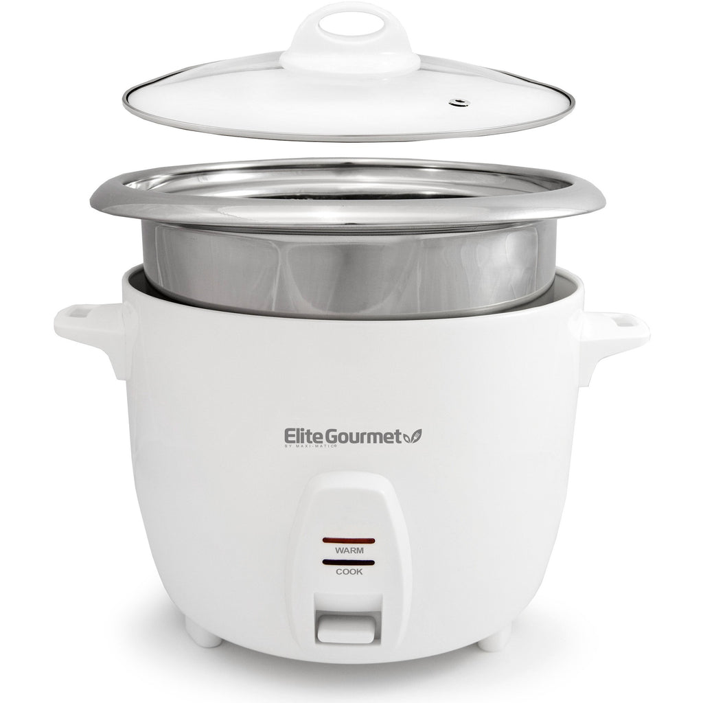 10-Cup Rice Cooker with Stainless Steel Cooking Pot