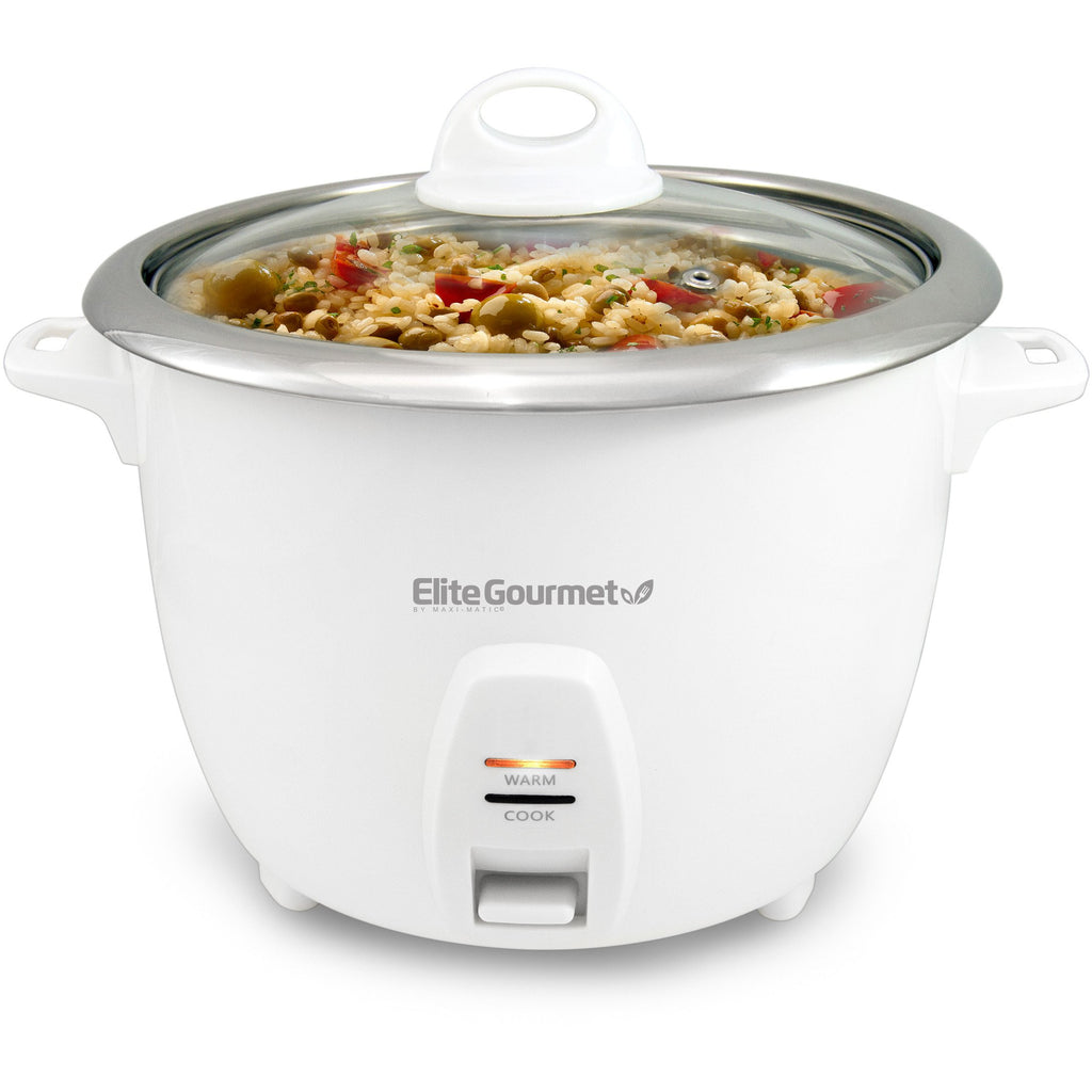 10-Cup Rice Cooker with Stainless Steel Cooking Pot
