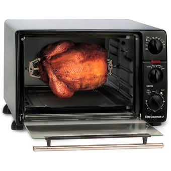 23L Countertop XL Rotisserie Toaster Oven, 6-Slice