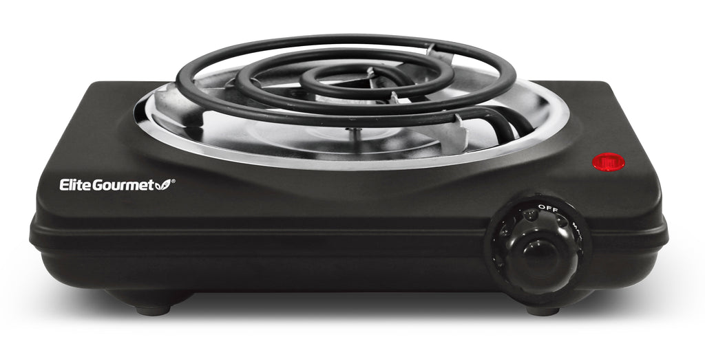 Countertop Single Electric Coiled Burner (Black)