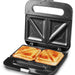 2 slice sandwich & snack maker in black color.