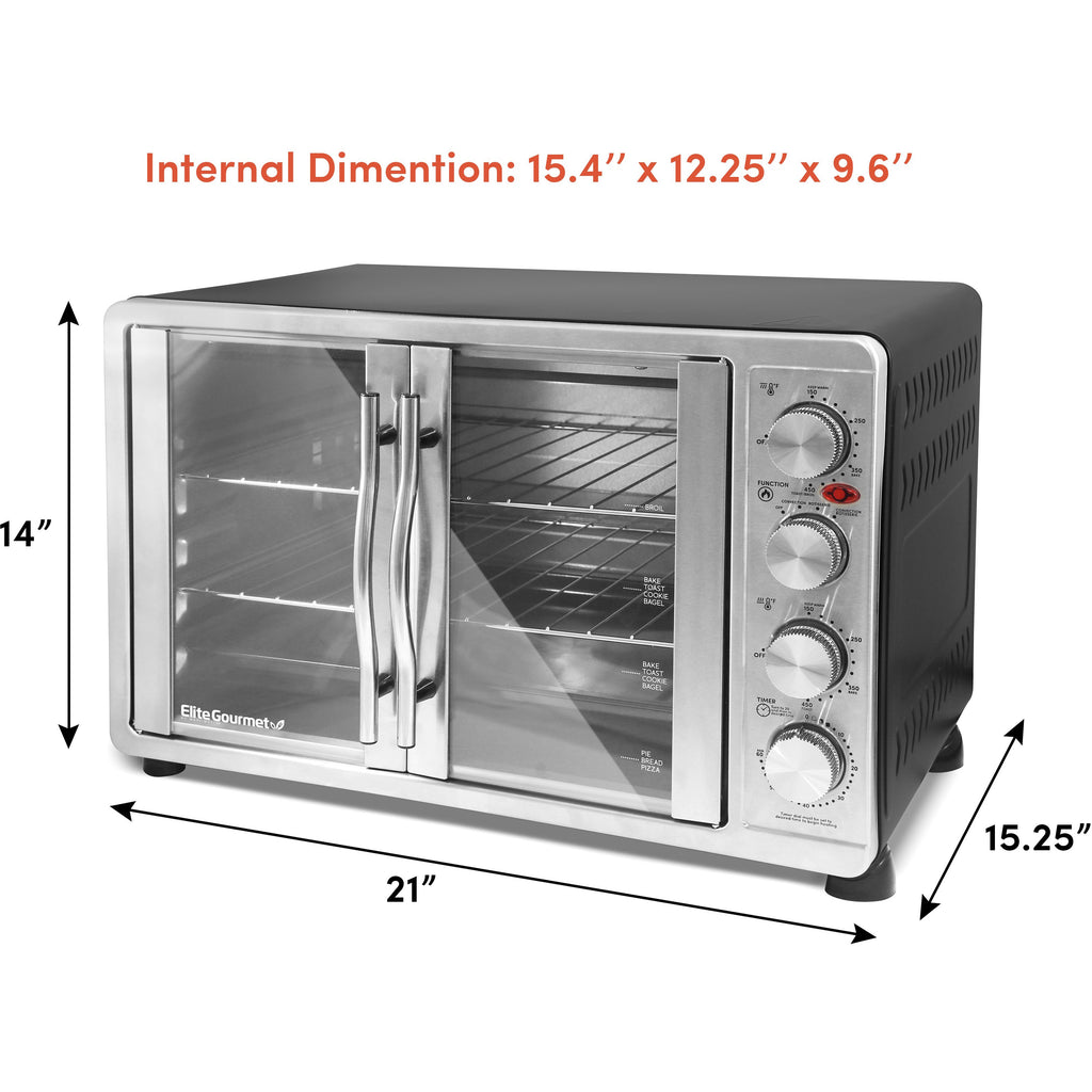 Internal Dimension: 15.4" x 12.25" × 9.6'. 21" width, 14" height, 15.25" depth
