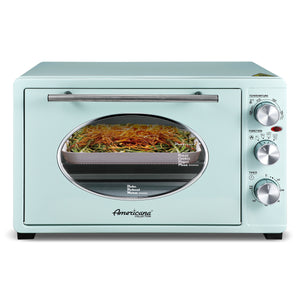 8 Slice Vintage Diner Retro Countertop Toaster Oven