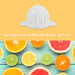 Suitable for Different Sizes of Fruits. Various slices of citrus and cone part of citrus orange juicer.