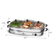 Dimensions of buffet server.  13.25" Length, 24.5" Width, 6.75" Height.