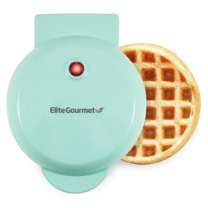 5" Nonstick Mini Waffle Breakfast Maker (Mint)