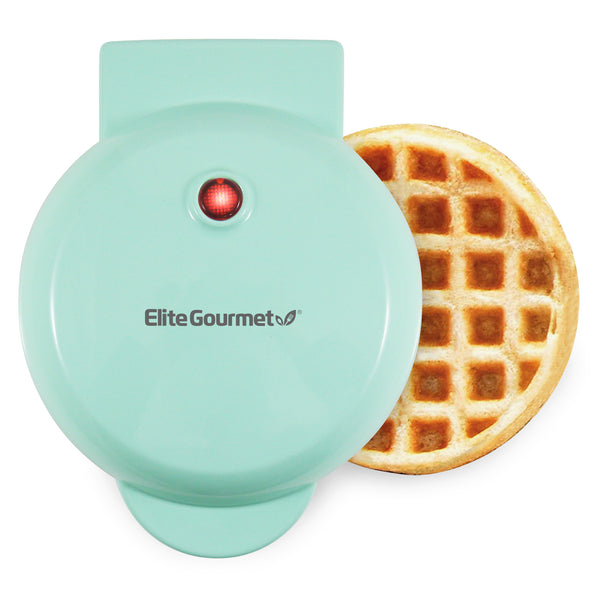 5" Nonstick Mini Waffle Breakfast Maker (Mint)