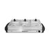 3 Tray 7.5-Quart Triple Buffet Server Food Warmer with Clear Slotted Lids