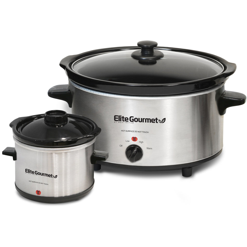5Qt. Slow Cooker with 0.75Qt Mini Dipper